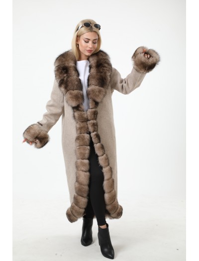 Alpaca Sobul Fox Topcoat Coat