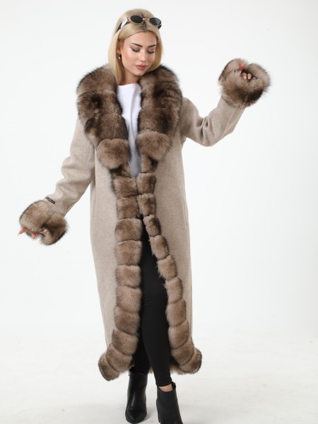 Alpaca Sobul Fox Topcoat Coat