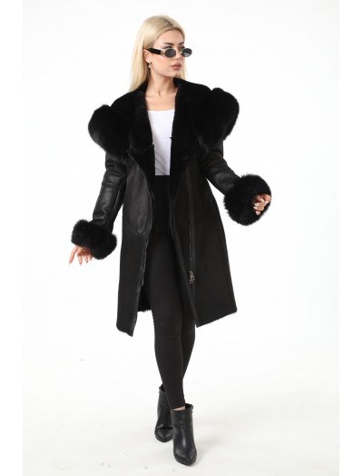 Fur Fox Hooded Coat