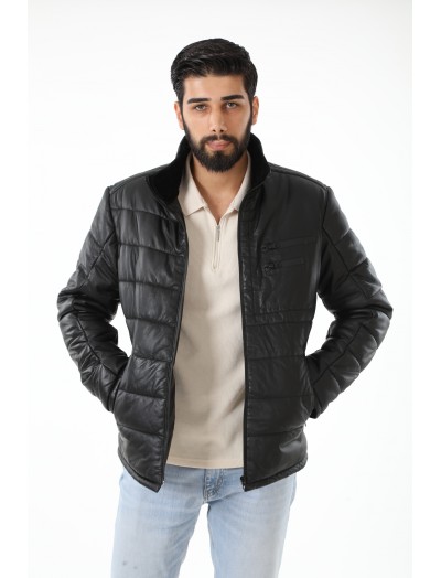 Genuine Leather Inflatable Coat